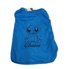 Camiseta Pet Sem Manga Stitch - tam. 01 a 07