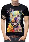 Camiseta Pitbull PLUS SIZE Cachorro Cao Masculina Blusa