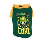 Camiseta Piticas Loki Chibi para Cães - Tamanho M