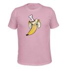 Camiseta Plus Size 100% Algodão Tecido Macio Banana Bife