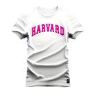 Camiseta Plus Size Algodão 30.1 Premium Estampada Harvard