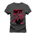 Camiseta Plus Size Algodão 30.1 Premium Estampada Riot