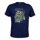 Camiseta Plus Size Algodão Malha 30.1 Estampada Happy life