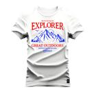 Camiseta Plus Size Algodão Premium T-Shirt Explorer