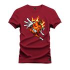 Camiseta Plus Size Algodão Premium T-Shirt Tomato Heroi