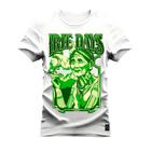 Camiseta Plus Size Algodão T-Shirt Premium Estampada Irie Days