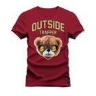 Camiseta Plus Size Algodão T-Shirt Premium Estampada OutSide Money