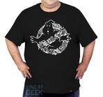 Camiseta Plus Size Caça Fantasmas Camisa Ghostbusters Filme