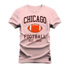 Camiseta Plus Size Confortável Premium Estampada Chicago Ball