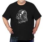 Camiseta Plus Size Darth Vader Star Wars Camisa Geek Filme