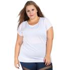 Camiseta Plus Size Dry-Fit Feminina Treino Academia Pilates