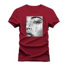 Camiseta Plus Size Estampada Unissex Confortável T-Shirt Premium Elegant