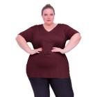 Camiseta Plus Size Feminina Sobre Legging Blusa Academia