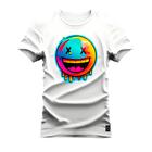 Camiseta Plus Size Gola Redonda Estampada Varias Cores Smile Nectar