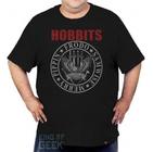 Camiseta Plus Size Hobbits O Senhor Dos Anéis Filmes Geek