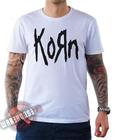 Camiseta Plus Size Korn Banda Camisa Rock Blusa 100% Algodão