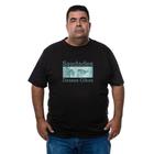Camiseta Plus Size Masculina Algodao Estampada Com Abridor De Garrafa Para Passeio