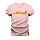 Camiseta Plus Size Premium Estampada Algodão 30.1 Authentic