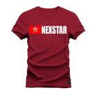 Camiseta Plus Size Premium Estampada Algodão 30.1 Estrela Nexstar Two