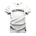 Camiseta Plus Size Premium Malha Confortável Estampada Californ Hils