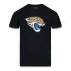 CAMISETA PLUS SIZE REGULAR MANGA CURTA JACKSONVILLE JAGUARS PRETO MESCLA CINZA New Era