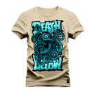 Camiseta Plus Size T-Shirt Algodão Premium 30.1 Death Dow