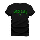 Camiseta Plus Size T-Shirt Algodão Premium 30.1 Green Land