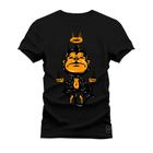 Camiseta Plus Size T-Shirt Algodão Premium 30.1 Mokey Paz