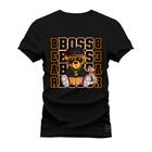 Camiseta Plus Size T-shirt Unissex Algodão Boss Chave