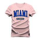 Camiseta Plus Size T-shirt Unissex Algodão Miami