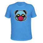 Camiseta Plus Size Unissex Malha 30.1 Estampada Urso Mask