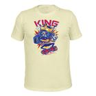 Camiseta Plus Size Várias Cores Tecido Macio Estampada King