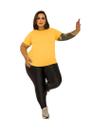 Camiseta Plus Size Veste Legging T-shirt em Poliamida DryFit G1 G2 G3 PINA