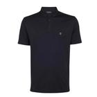 Camiseta Polo Individual Pima Básica Slim Comfort Preto