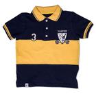 Camiseta Polo Infantil Azul Marinho Toffee - Nº02