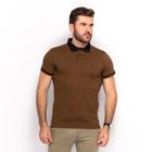 Camiseta Polo Malha Teodoro Masculino Lisa Slim Dia a Dia