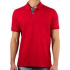 Camiseta Polo Masculina Básica Ogochi Vermelho