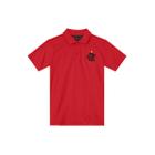 Camiseta polo menino Flamengo em malha Infantil Brandili