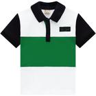 Camiseta Polo Menino Milon em Tecido Piquet Branca