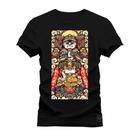 Camiseta Premium Estampada Algodão 30.1 Mandala Colors