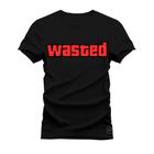 Camiseta Premium Estampada Algodão 30.1 Wasted