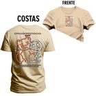 Camiseta Premium Malha Confortável Estampada Urso Bigs Irmão Frente e Costas