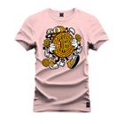 Camiseta Premium T-Shirt Algodão Estampada Unissex Bit Coin Bolado