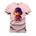 Camiseta Premium T-Shirt Algodão Estampada Unissex Lebrow Boneco