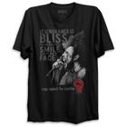 Camiseta Preta Banda Rage Against the Machine If Ignorance Is Bliss Bomber Rock