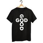 Camiseta Preta Infantil do 4 ao 16 Gospel GOOD