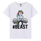 Camiseta Preta Masculina Streetwear Best Unicórnio