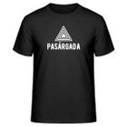 Camiseta Preto Estampada PASÁRGADA WEAR Manga Curta Conforto e Qualidade