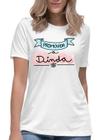 Camiseta promovida a dinda camisa madrinha raglan