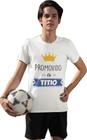 Camiseta Promovido a Titio Juvenil Branca